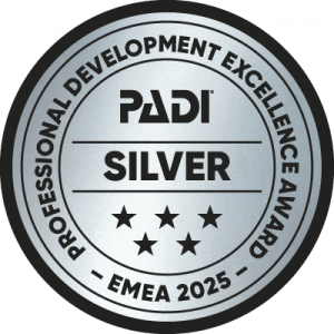 PADI Silver Professional Development Excellence Award